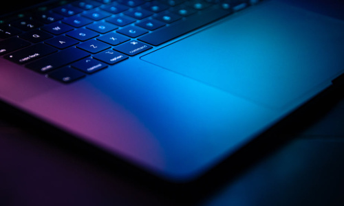 brightly-lit-laptop-keyboard